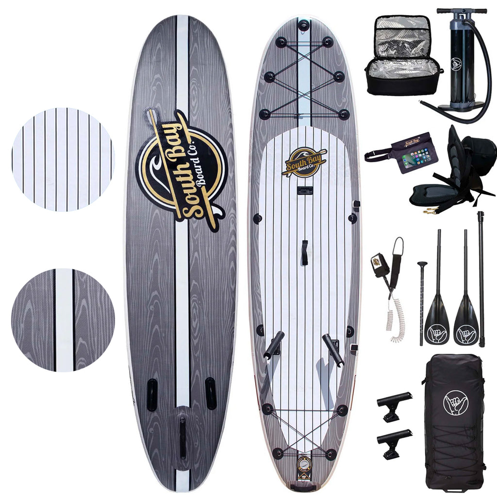 South Bay Board Co. - 11'6 Hippocamp Inflatable Fishing Stand Up Paddle  Board - The Best Value ISUP Package in the World
