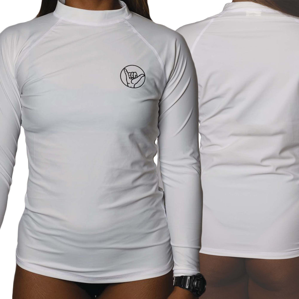 Shaka - Women's Long Sleeve Rashguard Shirt – South Bay Board Co.