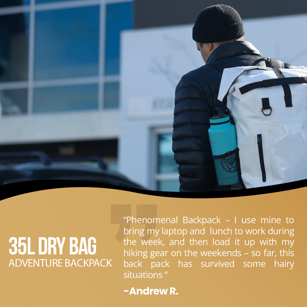 South Bay Board Co. - 35L Waterproof Dry Bag Backpack