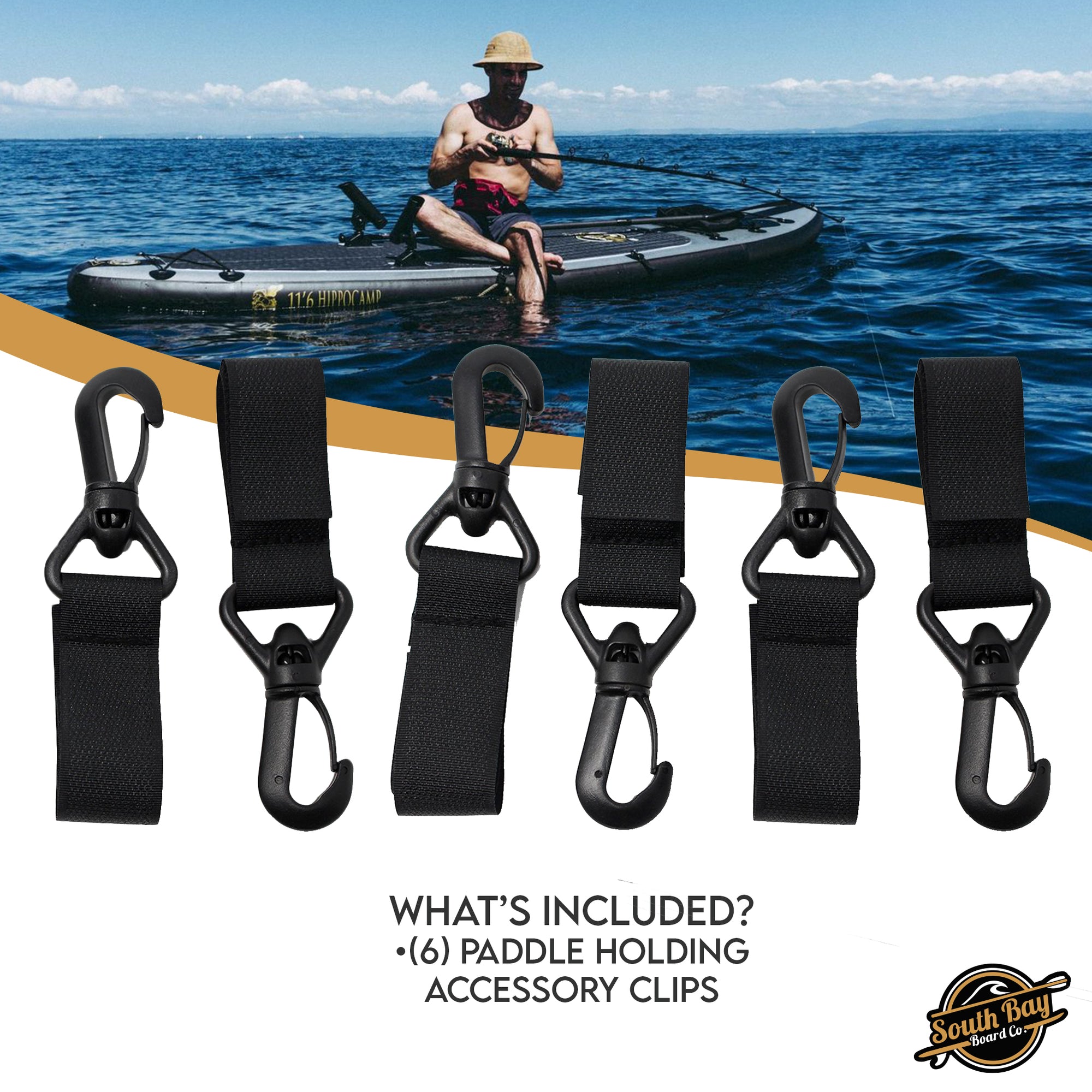 Kayak Paddle Holder Clip